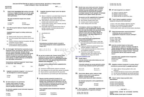 2018 dil sınavı soruları pdf